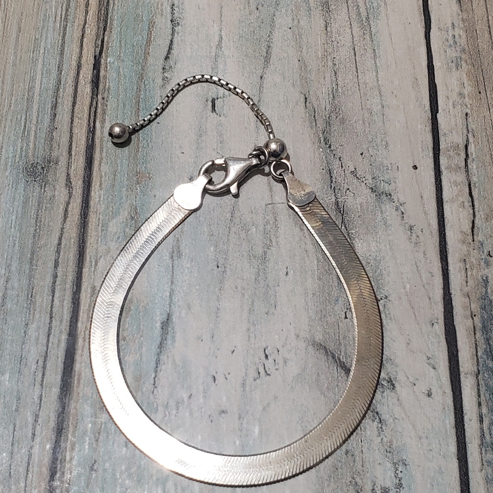 Itaor 925 Italy Two Tones Bracelet. - Picture 3 of 9